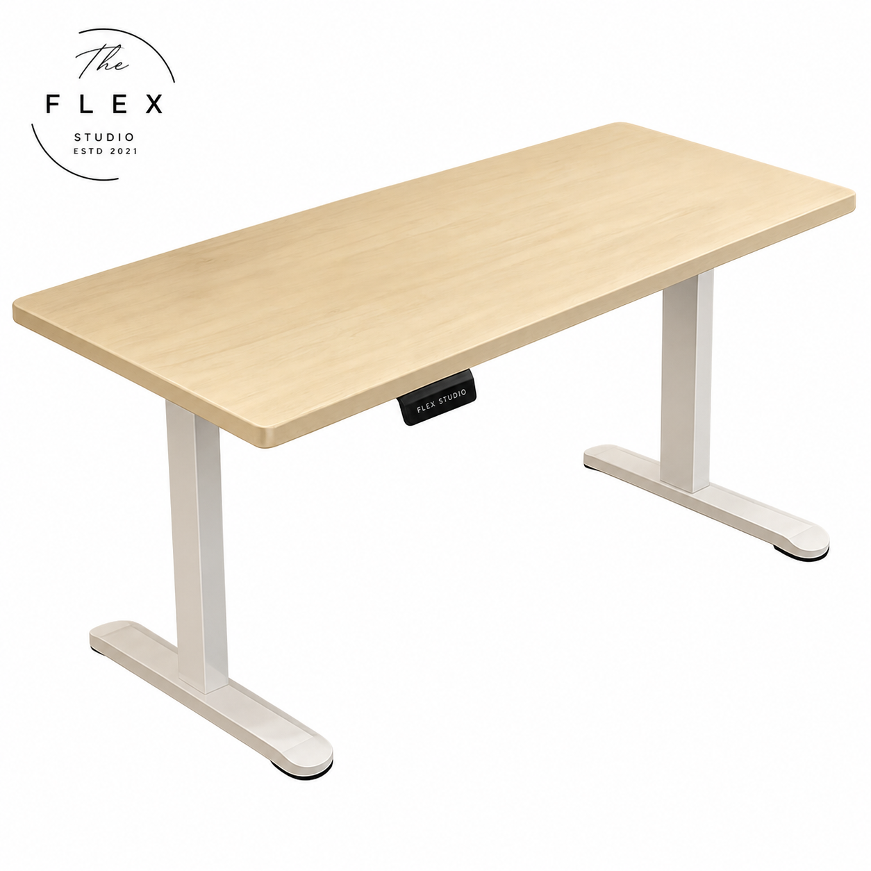 80 by 60 centimetre electric standing desk detail